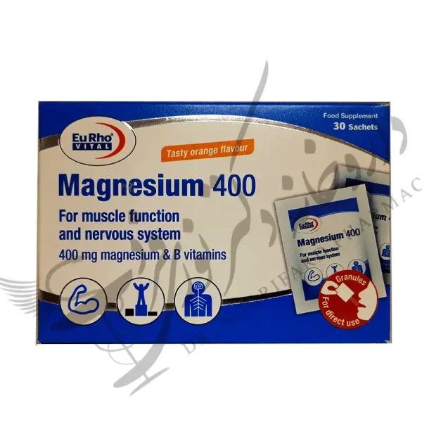 ساشخه منیزیم 400 mg - magnesium 400 mg