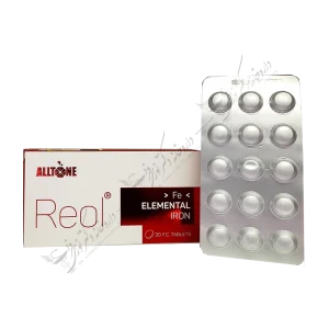 رئول 30 عدد قرص روکشدار-Alltone Reol Elemental Iron 30 F.C. Tablets