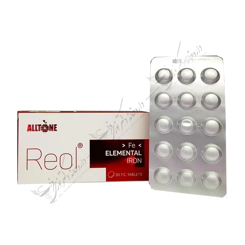 رئول 30 عدد قرص روکشدار-Alltone Reol Elemental Iron 30 F.C. Tablets