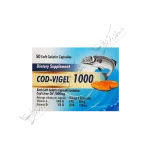 کاد-ویژل 1000 میلی گرم 50 سافت ژل-COD VIGEL 50 Soft Gelatin Capsules of 1000 mg