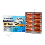 کاد-ویژل 1000 میلی گرم 50 سافت ژل-COD VIGEL 50 Soft Gelatin Capsules of 1000 mg