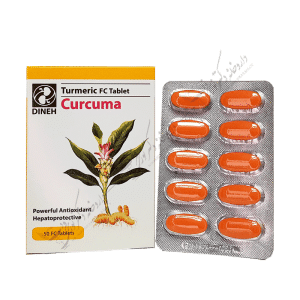 قرص روکشدار زردچوبه کورکوما 50 عددی-Curcuma Turmeric FC Tablet 50 Tablets