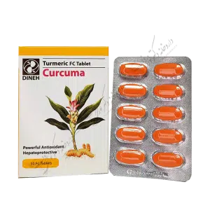 قرص روکشدار زردچوبه کورکوما 50 عددی-Curcuma Turmeric FC Tablet 50 Tablets