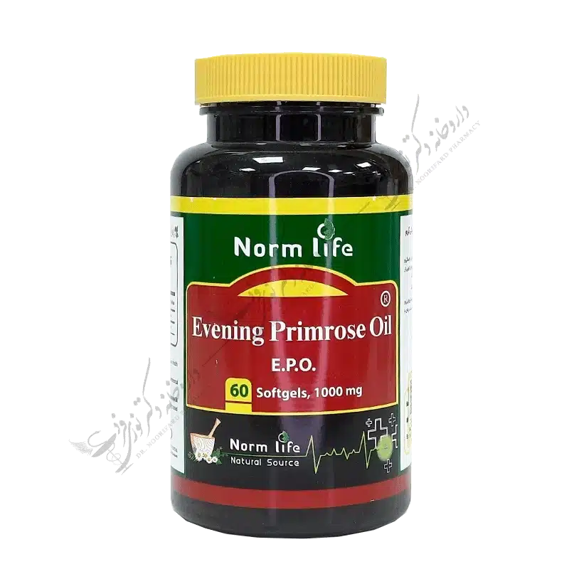 کپسول ژلاتینی نرم ایوینینگ پرایم رز 1000 میلی گرمی-Evening Primrose Oil 60 1000mg Softgels