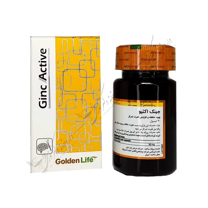 جینک اکتیو-Ginc Active 30 Capsules