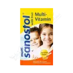 شربت مولتی ویتامین مولتی سانستول + آهن کودکان 155 میلی لیتر-Multi Sanostol with Iron Kids 155 ml Syrup