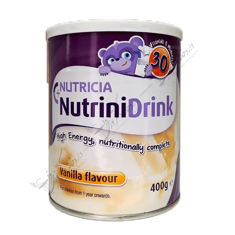 پودر نوترینی درینک نوتریشیا 400 گرمی با طعم وانیل-Nutricia Nutrini Drink Vanilla Flavour 400 g