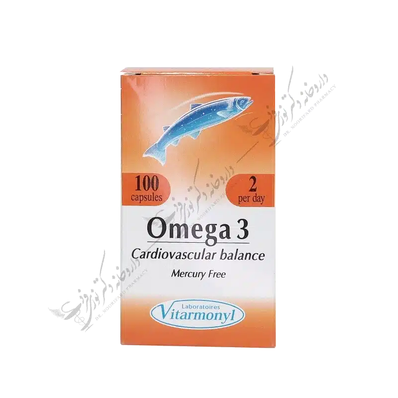 امگا 3 فاقد جیوه 100 عدد کپسول-Omega 3 100 Capsules