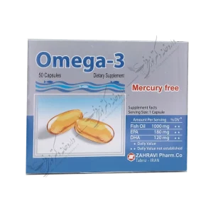 امگا 3 بدون جیوه 50 کپسول-Omega 3 Mercury Free 50 Capsules