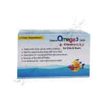 امگا 3 پلاس+ ویتامین های آ، د3 و ای برای کودکان و نوجوانان 100 کپسول ژلاتینی نرم-Omega 3 Plus for Kids & Teens