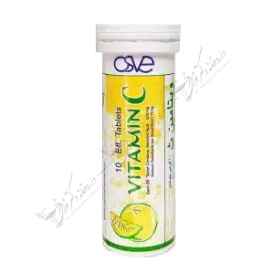 ویتامین ث 500 میلی گرمی با طعم لیمو 10 قرص جوشان-Vitamin C 500 mg 10 Eff. Tablets