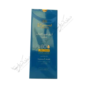 کرم ضد آفتاب رنگی SPF60 سینره فاقد چربی 50 میلی لیتر 1 ویژگی های کرم ضد آفتاب رنگی SPF۶۰ سینره پیشگیری از پیری زودرس پوست و ایجاد لکه‌های پوستی حفاظت کامل از پوست در برابر پرتوهای UVB و UVA دارای ساختار سبک با جذب سریع دارای پوشانندگی مناسب و طبیعی ایجاد جلوه مات روی پوست ماندگاری طولانی مدت ضد آفتاب رنگی فاقد پارابن