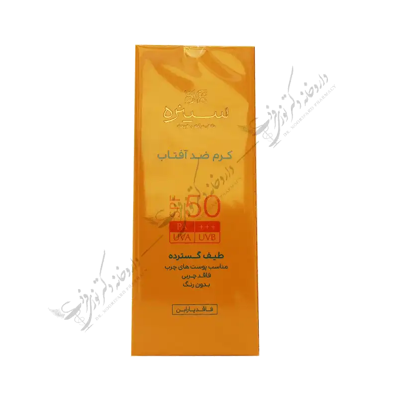 کرم ضد آفتاب SPF50 سینره مناسب پوست چرب و جوش دار 50 میلی لیتر 1 ویژگی های کرم ضد آفتاب SPF۵۰ سینره مناسب پوست چرب مناسب پوست چرب و دارای آکنه محافظت کامل در برابر آفتاب کنترل چربی پوست آبرسان پوست جذب سریع بافت سبک Spf۵۰