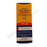 کرم ضد آفتاب SPF40 آتوپیا آردن مناسب پوست خشک 50 گرم 4 ویژگی های کرم ضد آفتاب SPF۴۰ آتوپیا آردن محافظت از پوست در برابر اشعه‌های مضر نور خورشید ضد رادیکال‌های آزاد و ضد آلودگی‌های محیطی مناسب پوست‌های خشک و خیلی خشک مقاوم در برابر تعریق و شستشو افزایش لطافت و طراوت پوست قابلیت جذب و پخش آسان ضد آفتاب و رطوبت رسان مناسب صورت و بدن ساختار بسیار سبک دارای SPF۴۰ بدون رنگ