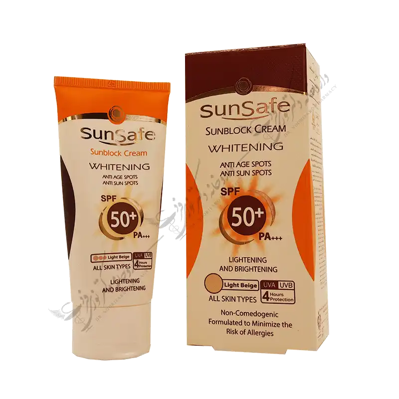 کرم ضد آفتاب SPF35 رنگی فاقد چربی سان سیف مناسب پوست های چرب و آکنه ای ۵۰ میلی لیتر 1 ویژگی های کرم ضد آفتاب SPF35 رنگی فاقد چربی سان سیف هماهنگ با رنگ طبیعی پوست بدون ایجاد چربی اضافی بر روی پوست حفاظت کامل و طولانی مدت در برابر تابش های UVB و UVA پایدار در برابر تعریق و شستشو، مقاوم در برابر آلودگی هوا فاقد چربی، مناسب برای پوست‌های چرب و آکنه ای کمک به درمان موثر جوش‌های صورت سبورگولاتور و مات‌کننده سطح پوست تنظیم‌کننده ترشح غدد چربی پوست ایجاد لایه‌ای کرم پودری و یکن