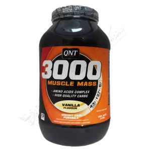 ماسل مس - پودر 2000gr وانيلي (Qnt) - 3000 Muscle Mass 2000 G Powder (Vanilla)