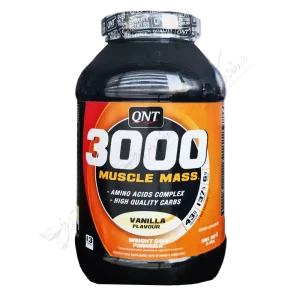 ماسل مس - پودر 4500gr وانيل (Qnt) - 3000 Muscle Mass 4500 G Powder (Vanilla)