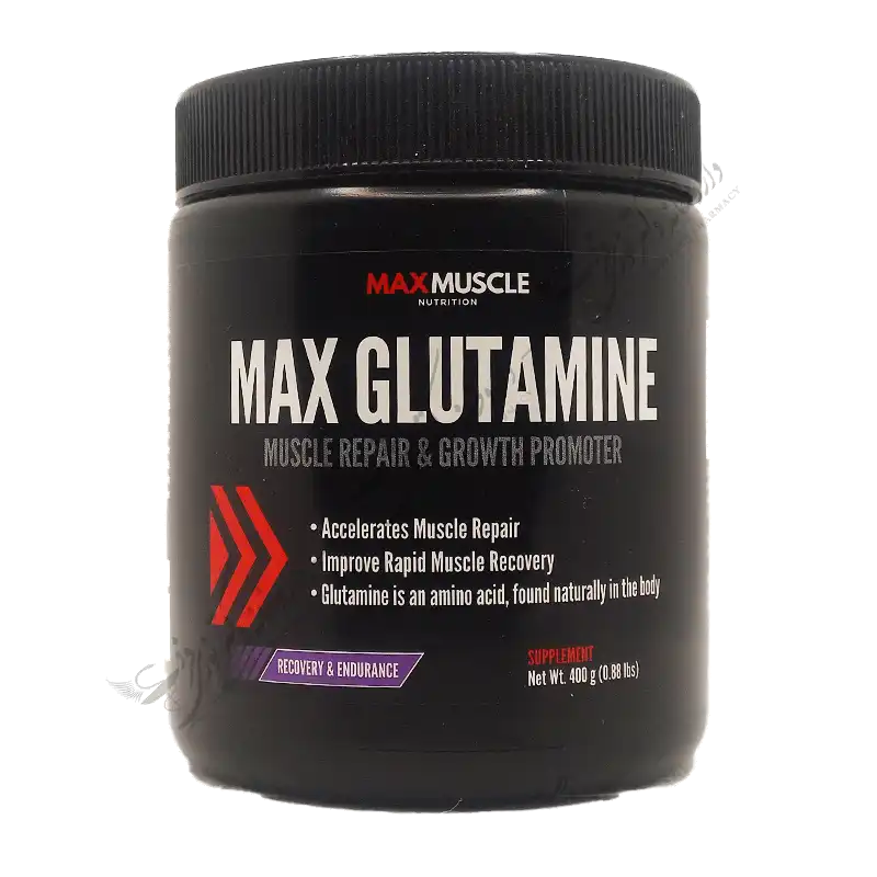 مکس گلوتامين 400گرمي - پودر کارن - Max Gluatmine 400 G Powder