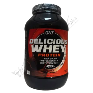 وي پروتئين دليشس QNT)1000gr) شکلاتي - Delicious Whey Protein 1000 G Powder (Chocolate)