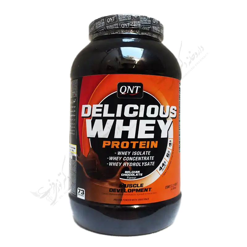 وي پروتئين دليشس QNT)2200gr) شکلاتي - Delicious Whey Protein 2200 G Powder (Chocolate)